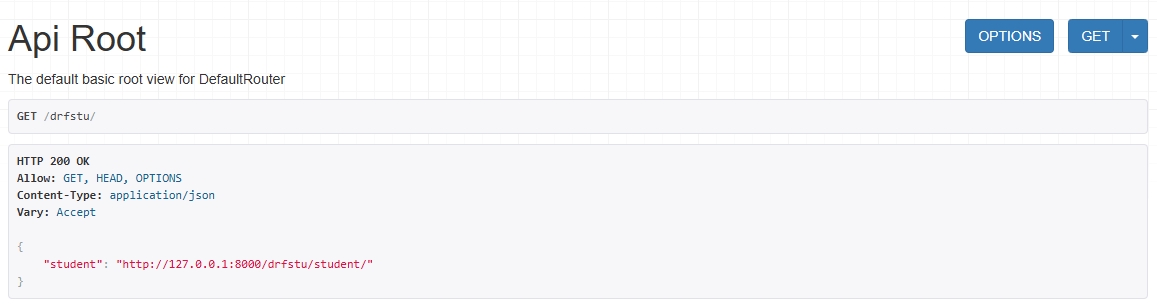 DRF提供的APIWeb