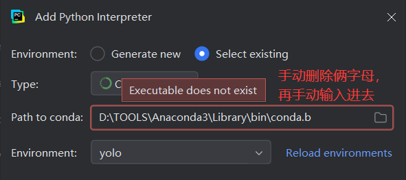 PyCharm 中使用已安装的虚拟环境